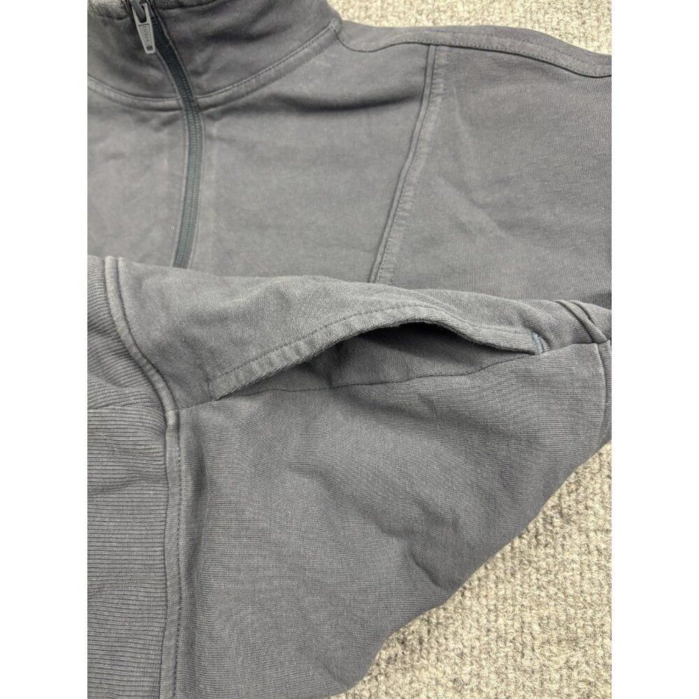 Richer Poorer Quarter Zip Sweatshirt Womens Small Gray Mock Neck Fleece Pullover - Picture 6 of 8